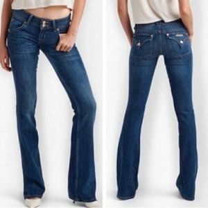 Hudson Beth Mid-Rise Baby Bootcut Jean size 28